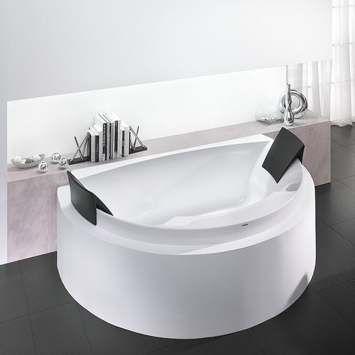 Banheira freestanding - AVIVA: 6618 - HOESCH - em acrílico / dupla / branca