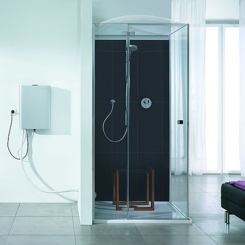 Cabine de banho a vapor - STEAMSET: 68992 - HOESCH - em vidro / em acrílico / com porta de abrir