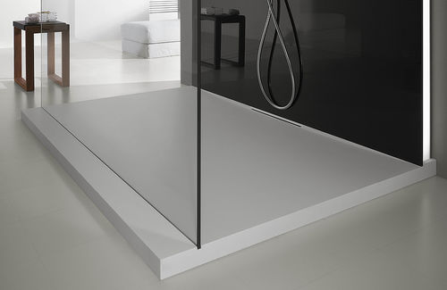 Piso de box retangular - SENSAMARE DELIGHT: 6682 - HOESCH - de sobrepor / em aglomerado mineral