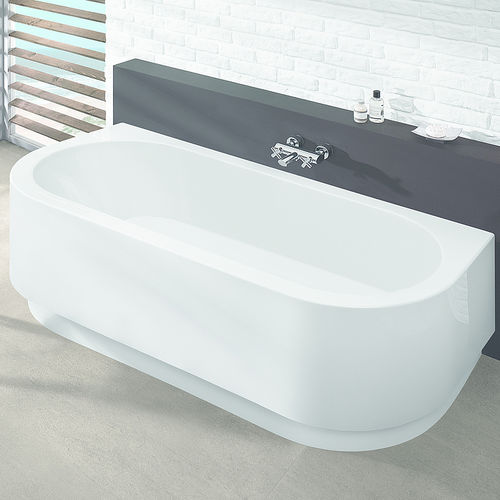 Banheira freestanding - HAPPY D.: 6180 - HOESCH - em acrílico / branca