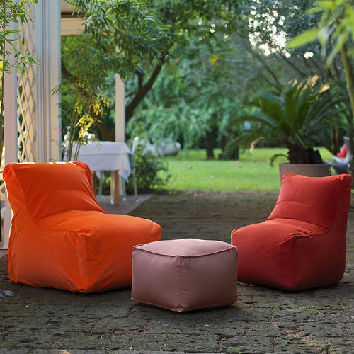 Poltrona baixa contemporânea - MORFINO  - CASAMANIA HORM - em tecido / em couro sintético / estofada