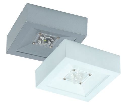 Iluminação de emergência de teto - LOVATO - MODUS, Spol. - quadrada / de LED / em policarbonato