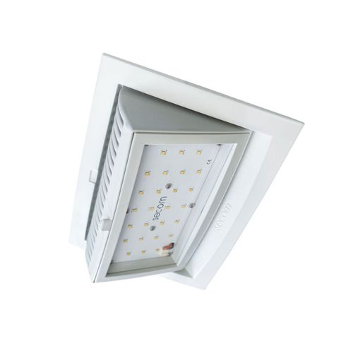 Downlight de embutir no teto - SUPRA  - SECOM Iluminacion, - de LED / retangular / IP44