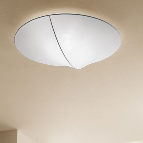 Plafon contemporâneo - NELLY - AXO Light - redondo / metálico / em tecido