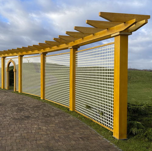 Pérgola em alumínio - F.P.H. Art Metal Sp.J. - em alumínio pintado / sob medida / modular