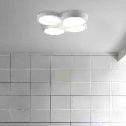 Plafon de design original - OCHO - Leds-C4 - de metacrilato / em poliuretano / para lâmpada fluorescente