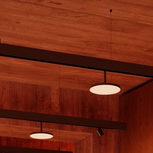 Spot de trilho de LED - NARA - Leds-C4 - redondo / em alumínio / para loja