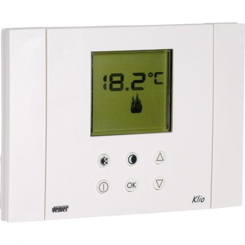 Termostato eletrônico - KLIO - VEMER - programável / para aquecimento / de parede