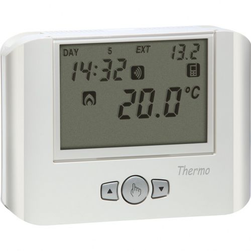 Termostato eletrônico - THERMO GSM BIANCO - VEMER - programável / para aquecimento / de parede