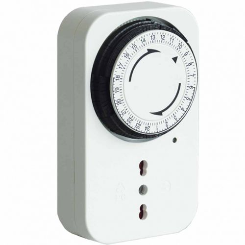 Interruptor horário mecânico - TWINPLUG-D - VEMER - para trilho DIN