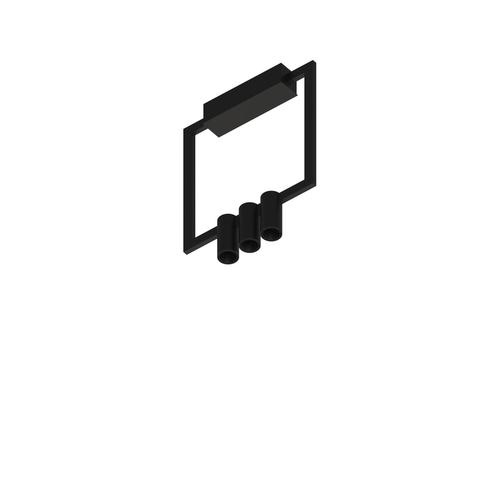 Plafon de design original - THINDR - psmlighting - quadrado / retangular / em alumínio