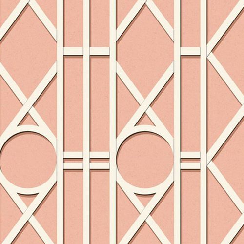 Revestimento para parede interna - TAKES THE STAGE : TRELLIS PANEL - JIM THOMPSON - em tecido / com motivos impressos / fosco