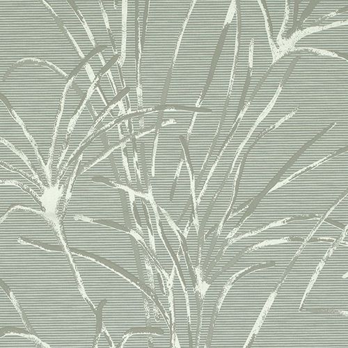 Papel de parede contemporâneo - HOUSE ON THE KLONG : IMARI - JIM THOMPSON - estampado / efeito de tecido / cinza