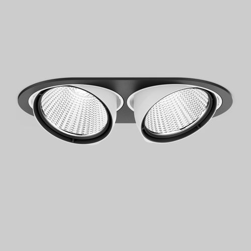 Spot de embutir - TWIST 100 2 - XAL - de LED / redondo / oval