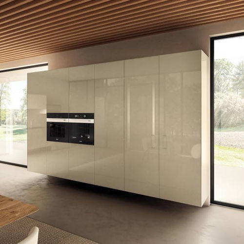 Armário de organização para cozinha contemporâneo - 36e8  - LAGO - metálico / em mármore / em vidro