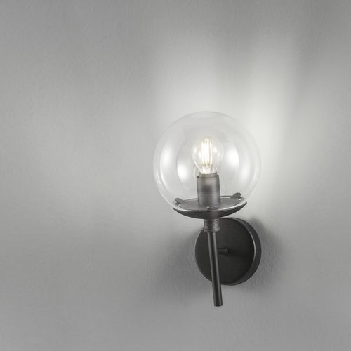 Arandela contemporânea - GLOBAL - METAL LUX - para ambiente externo / metálica / em policarbonato