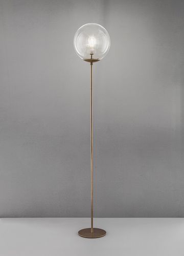 Luminária de piso - GLOBAL - METAL LUX - metálica / em policarbonato / em acrílico