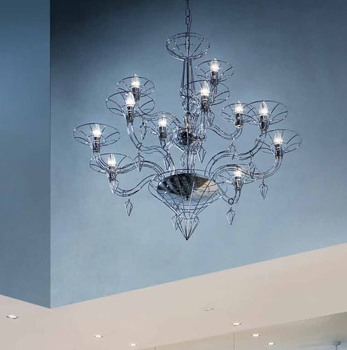 Lustre de estilo veneziano - DEDALO - METAL LUX - metálico / da linha comercial / candelabro