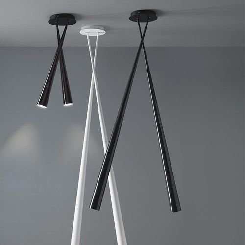 Plafon contemporâneo - DRINK BICONO - Karboxx - de fibra de vidro / de LED / da linha residencial