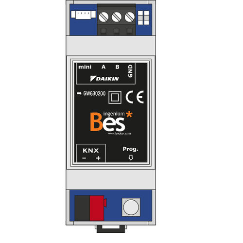 Módulo de interface passarela - DKAC-D - Ingenium - BES KNX - em trilho DIN / protocolo KNX