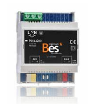 Fonte de alimentação elétrica CA/CC - BFK320 - Ingenium - BES KNX - para trilho DIN / protocolo KNX