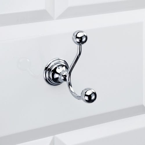 Cabide de parede contemporâneo - CL HAK2 - Decor Walther Einrichtungs GmbH - em latão cromado / em latão banhado a ouro / em níquel