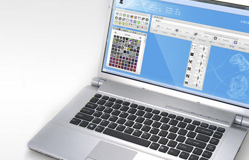 Software de controle de iluminação - SCAN LIBRARY - Nicolaudie Europe - para estrutura de concreto / 3D