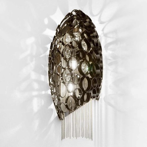 Arandela clássica - CHRYSALIS : 448/3ASX - iDL - para ambiente interno / em cristal / metálica