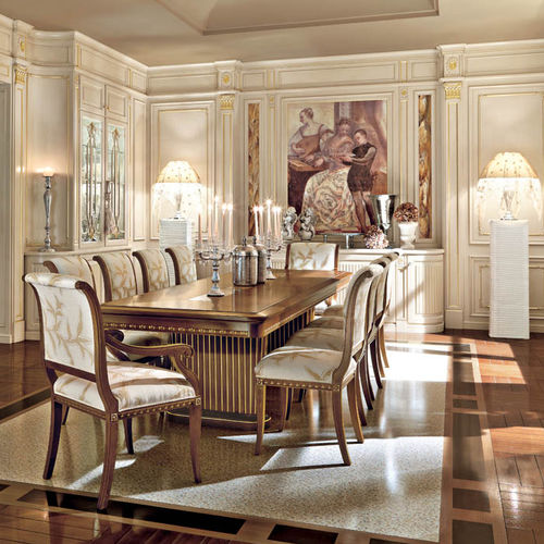 Mesa de jantar clássica - ROME - MARTINI MOBILI - em madeira / retangular / da linha residencial