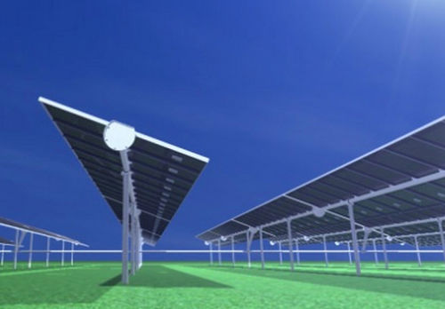 Rastreador solar de um eixo - C1 - Sunpower - para usina de energia fotovoltaica