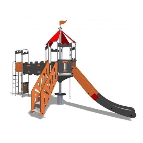 Estrutura lúdica para parque infantil - YOKO 2002  - TLF srl - de aço / em aço inoxidável / em alumínio