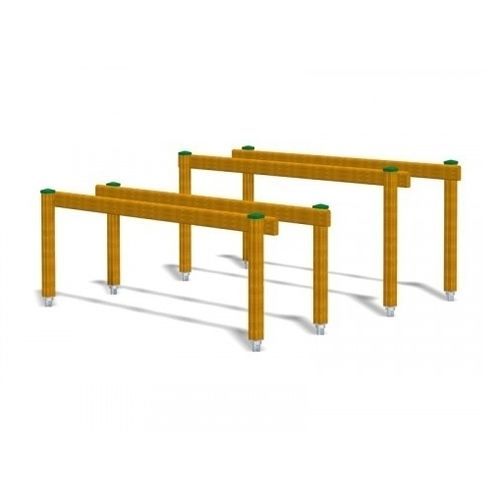 Barras paralelas para estação de ginástica ao ar livre - PLE0013SJI0E  - TLF srl - para ambiente externo / para espaço público