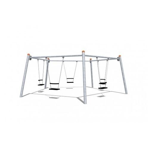 Balanço em aço galvanizado - PENTALENA    - TLF srl - para playground / múltiplo