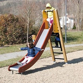 Escorregador reto - 1.151/033  - TLF srl - para parque infantil / em madeira