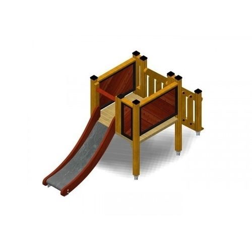 Escorregador reto - 151/015  - TLF srl - para parque infantil / em madeira