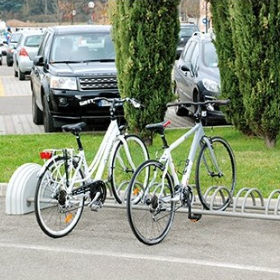 Bicicletário de piso - VIAREGGIO 10  - TLF srl - para espaço público / metálico / da linha comercial