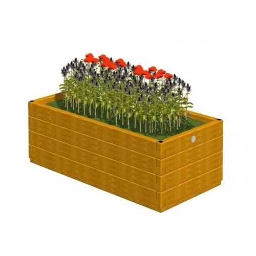 Floreira em madeira - 3.313/C - TLF srl - retangular / clássica / para espaço público