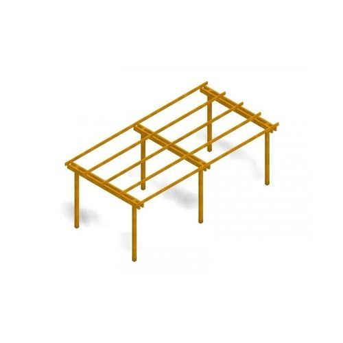 Pérgola em madeira - 3.403 - TLF srl - para espaço público / contemporânea / bege