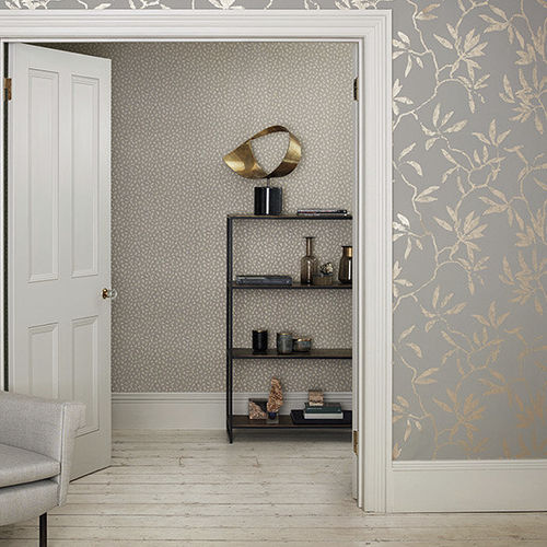 Papel de parede contemporâneo - FLORIS : NIKA  - ROMO - vinílico / estampado / efeito de tecido