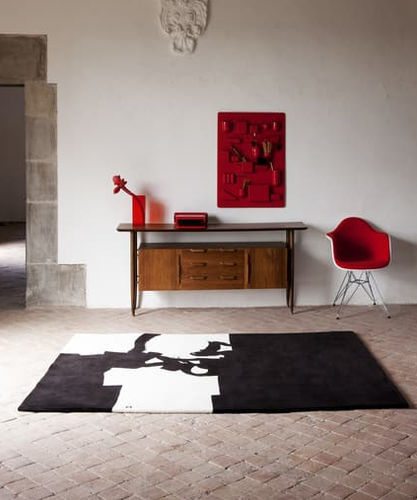 Tapete contemporâneo - Chillida - nanimarquina - estampado / em lã da Nova Zelândia / retangular