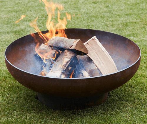 Braseiro de jardim a lenha - Jack 75 - BARBECOOK - em ferro fundido / em aço laqueado / redondo