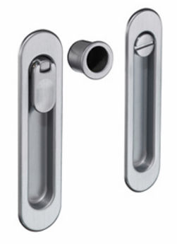 Maçaneta para porta de correr - OVAL CATCHES - AGB - Alban Giacomo Spa - metálica / contemporânea
