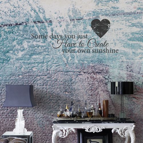Papel de parede contemporâneo - MURAL WINDMILL AVENUE 6332046 - BIANCHI LECCO SRL - multicores / azul céu / em cores