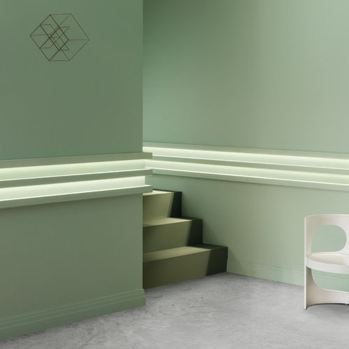 Moldura em poliuretano - CORNICE C380 L3 - BIANCHI LECCO SRL - quadrada / para ambiente interno