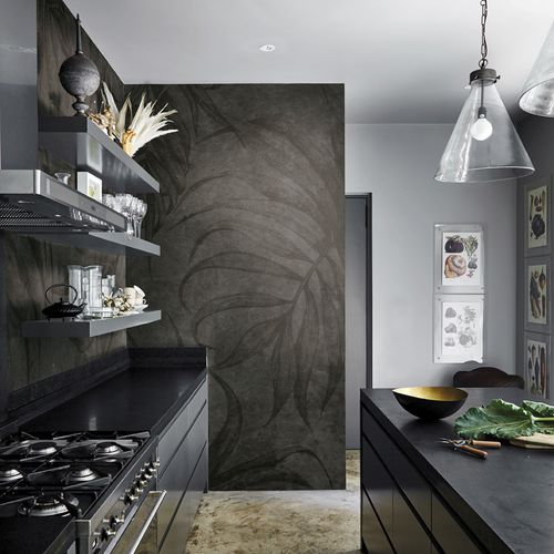 Papel de parede contemporâneo - MURALES FLOREALE PH15004 - BIANCHI LECCO SRL - em tecido não tecido / floral / efeito de tecido