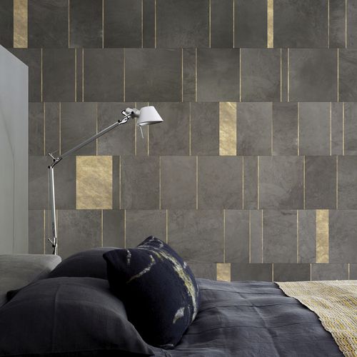 Papel de parede contemporâneo - MURALES GEOMETRICO PH15006 - BIANCHI LECCO SRL - em tecido não tecido / com padrão geométrico / efeito de ladrilho