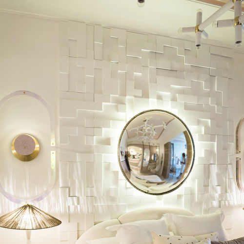 Painel decorativo de parede - ELEMENTO DECORATIVO W102 E W103 - BIANCHI LECCO SRL - para ambiente interno / leve / flexível