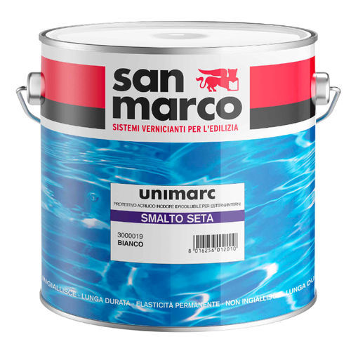 Tinta de proteção - UNIMARC SMALTO SETA - San Marco - para ambiente externo / para ambiente interno / para alvenaria