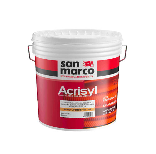 Reboco de acabamento - ACRISYL FONDO FINITURA - San Marco - de alisamento / de enchimento / para ambiente externo