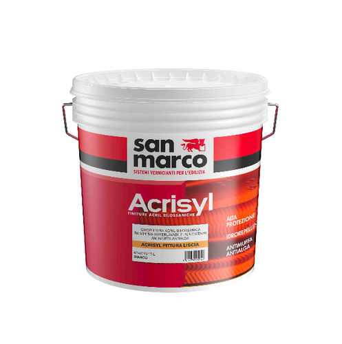 Tinta impermeabilizante - ACRISYL PITTURA LISCIA - San Marco - isolante / para ambiente externo / para parede